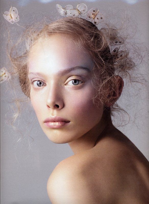 magazine us featuring tanya dziahileva ethereal and beautiful soft pastel makeup