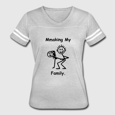 making family womens vintage sport shirt