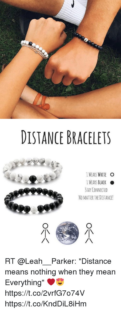 memes black and connected distance bracelets wears white o wears black