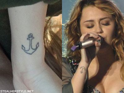 miley cyrus tattoos meanings steal her style 3