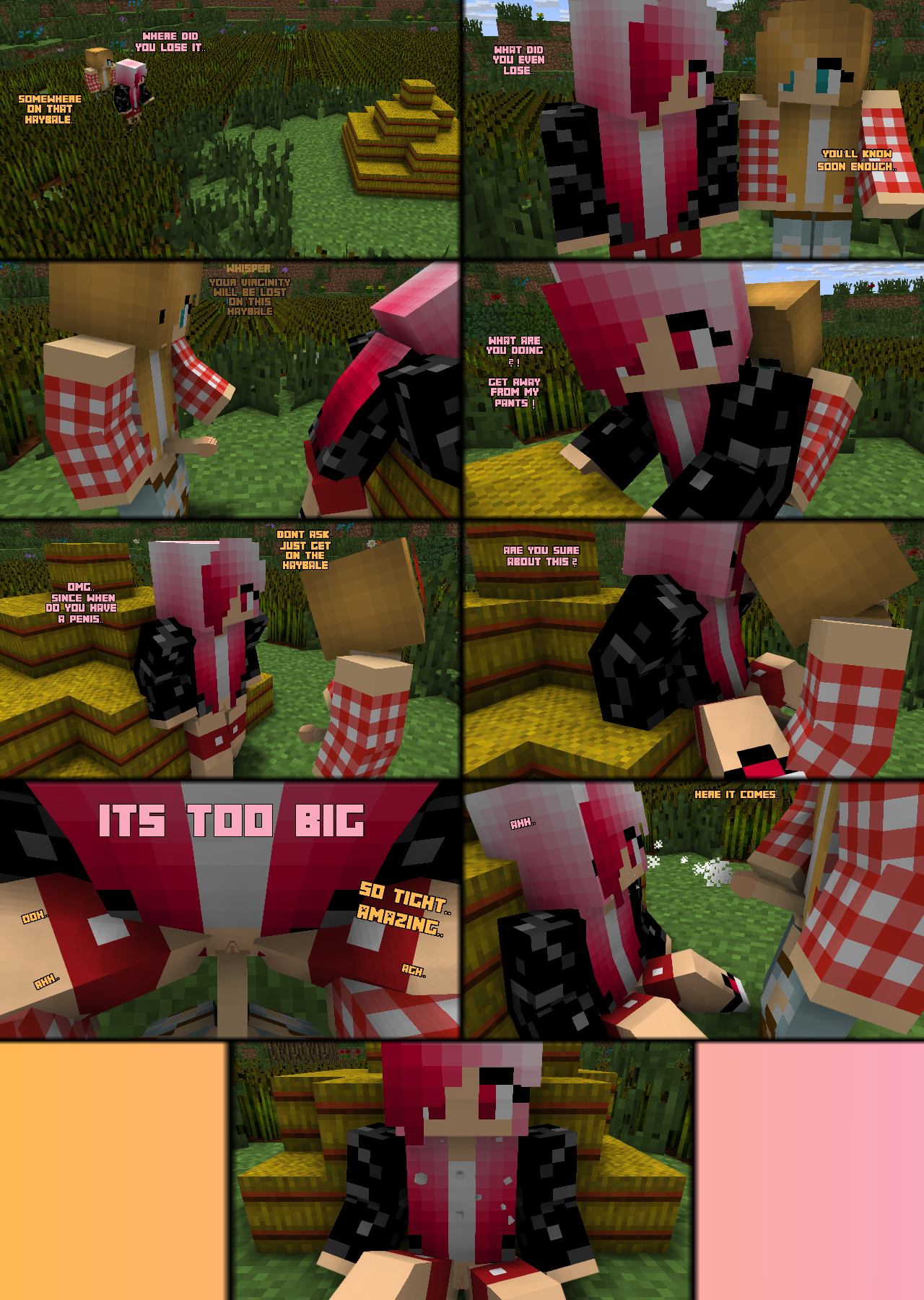 1280px x 1800px - steve fills sexy minecraft girl up with hot cum in this minecraft 1 -  MegaPornX