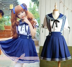 modern cosplay japanese school girl students sailor uniform sexy 1 -  MegaPornX