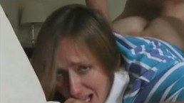 mommy keeps crying all throughout first anal attempt 2