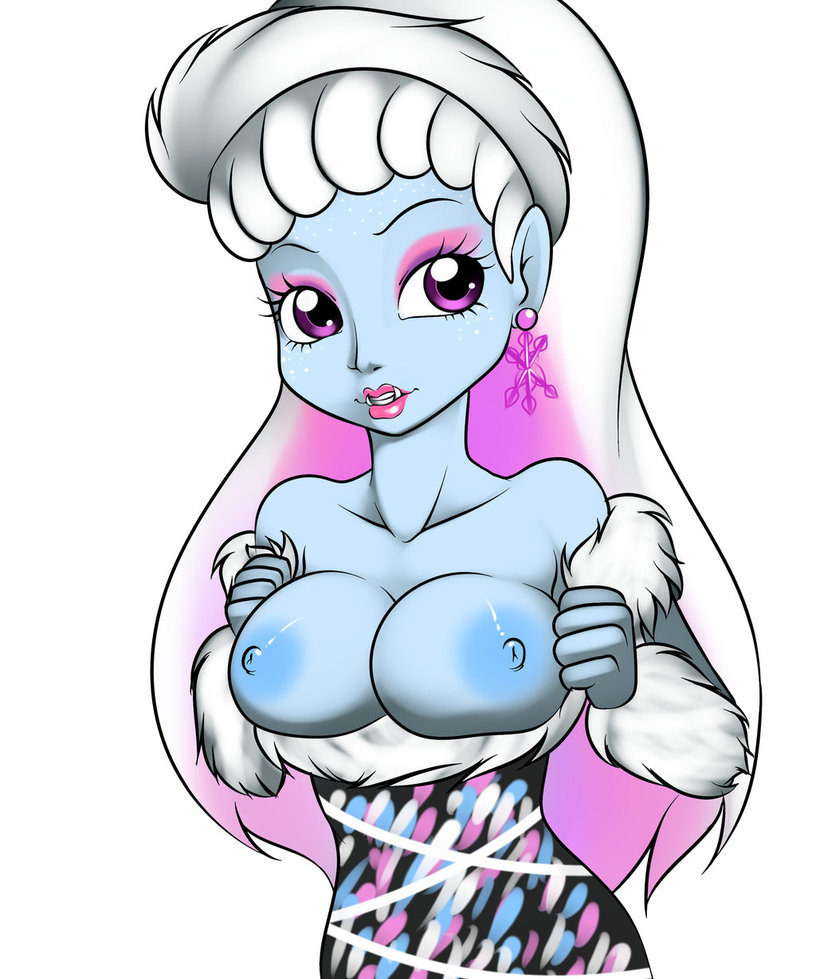 monster high hentai porn monster high draculaura porn abbey bominable blue skin breasts clothing dress