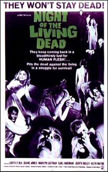 movie poster for the film night of the living dead