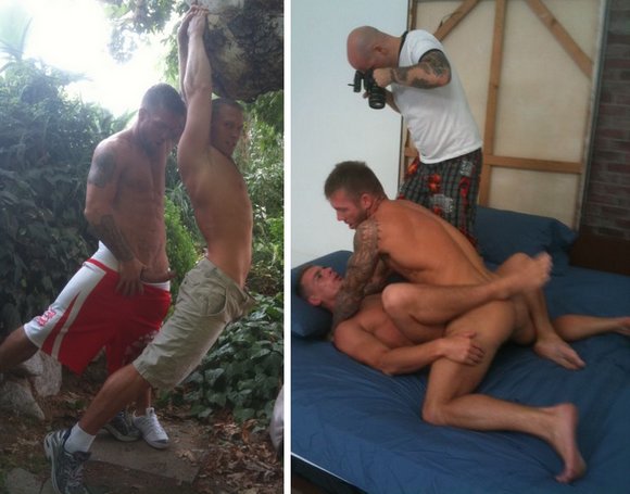 muscle gay porn star bo dean and david dakota behind the porn shoot cocksure men jake