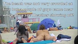 my wife heather nude beach voyeur cock tease xhamstercom 3