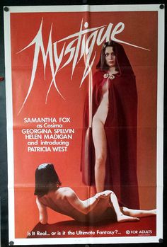 mystique original adult movie poster georgina spelvin samantha fox