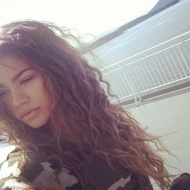 natural hair like this is absolutely stunning as is zendaya