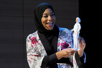 new barbie is modeled after american olympian who wears a hijab
