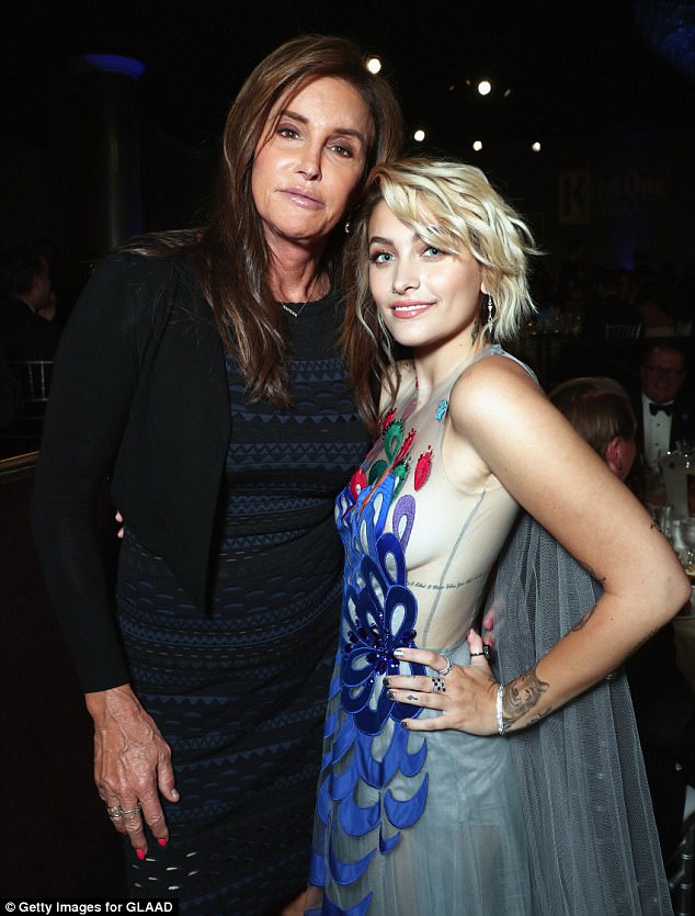 new pals caitlyn jenner with paris jackson at the splashy event