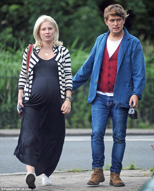 new parents take thats mark owen is celebrating after wife emma ferguson gave birth