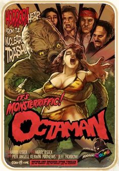 octaman mexico usa design print poster posters for horror
