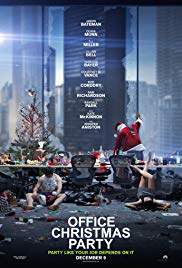 office christmas party poster