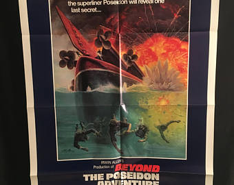 original beyond the poseidon adventure one sheet movie poster michael caine ship
