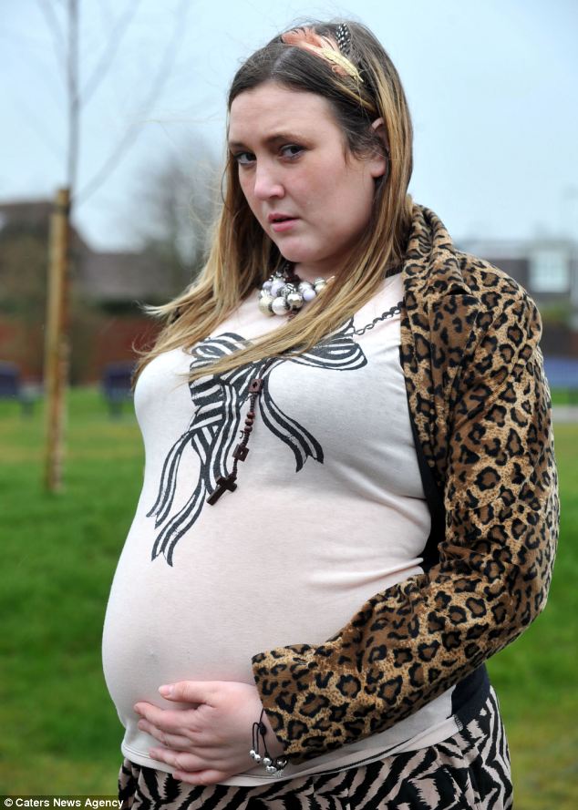 painful joanne turton says she has spent the last years looking heavily pregnant due