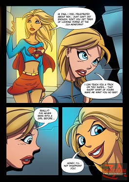 Lesbian Superheroine Comic - Batgirl supergirl hentai - MegaPornX.com