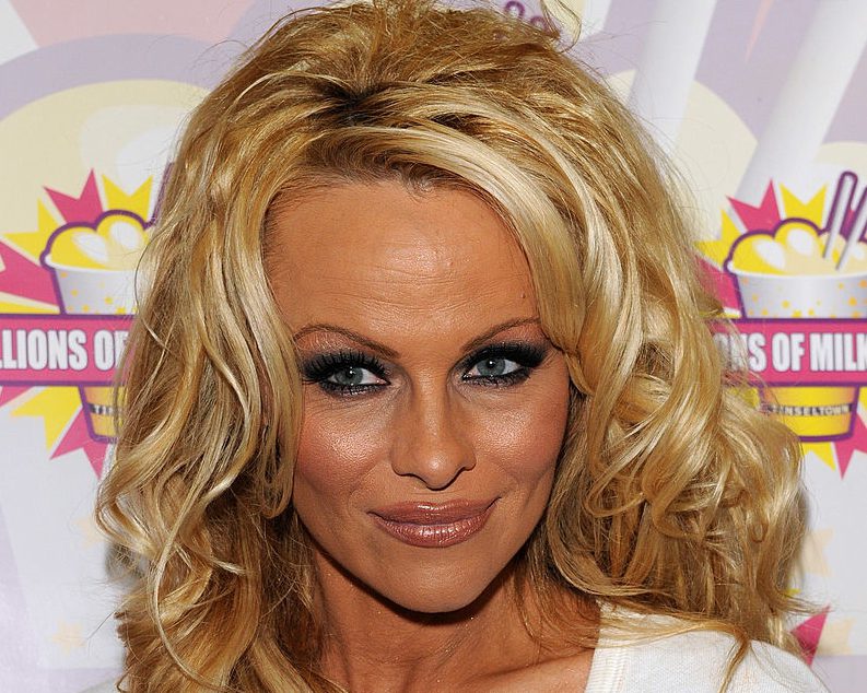 pamela anderson looks completely and utterly different after having a make under