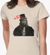 papa legba wake up your master calls womens fitted shirt