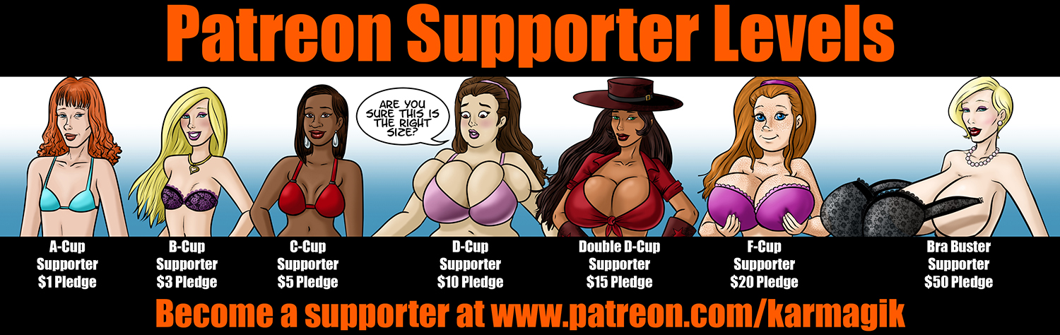 patreon supporters gain access to exclusive sketches and high resolution versions of pin ups and comic pages