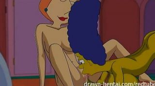 peter and lois griffin from family guy having porn