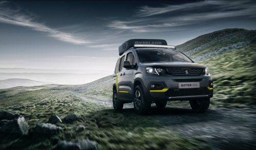 peugeot wants you to camp on a hilltop in new rifter concept cars pinterest