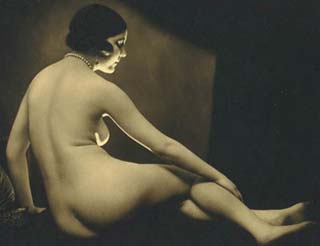 photograph of naked woman soft lighting on a female body