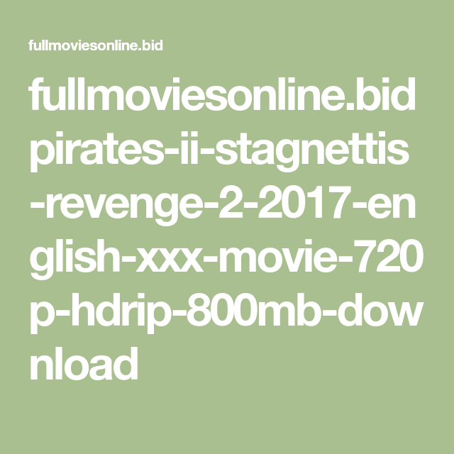 pirates ii stagnettis revenge english