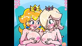 princess peach and rosalina titjob 1