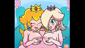princess peach and rosalina titjob