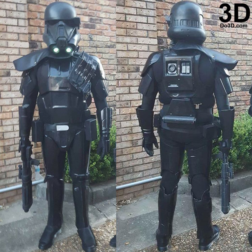 printable model imperial death trooper star wars rogue one full body armor suit