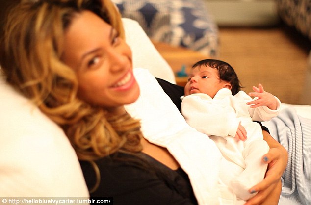 proud mother beyonce and jay posted pictures of their daughter blue ivy