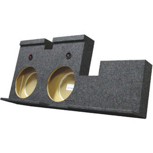 q power tundra door dual inch unloaded subwoofer enclosure for toyota tundra