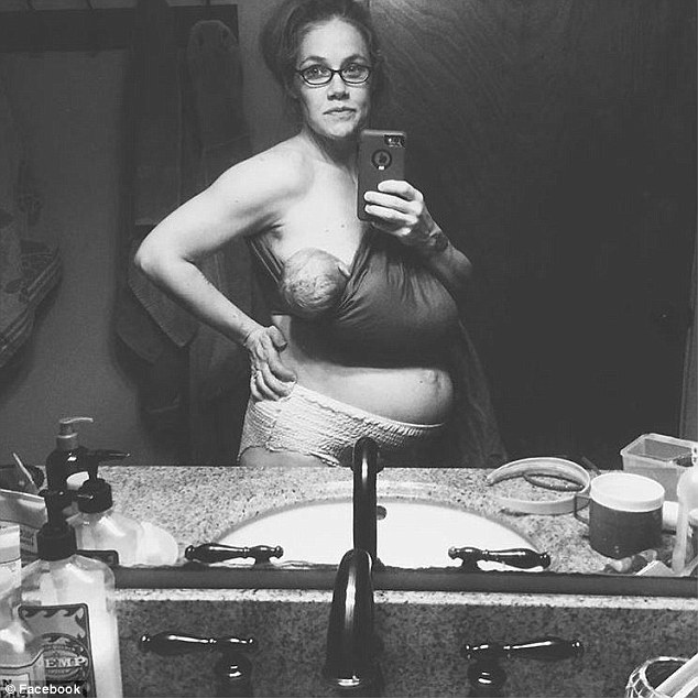 real mom erica andrews snapped this selfie of herself hours after giving birth