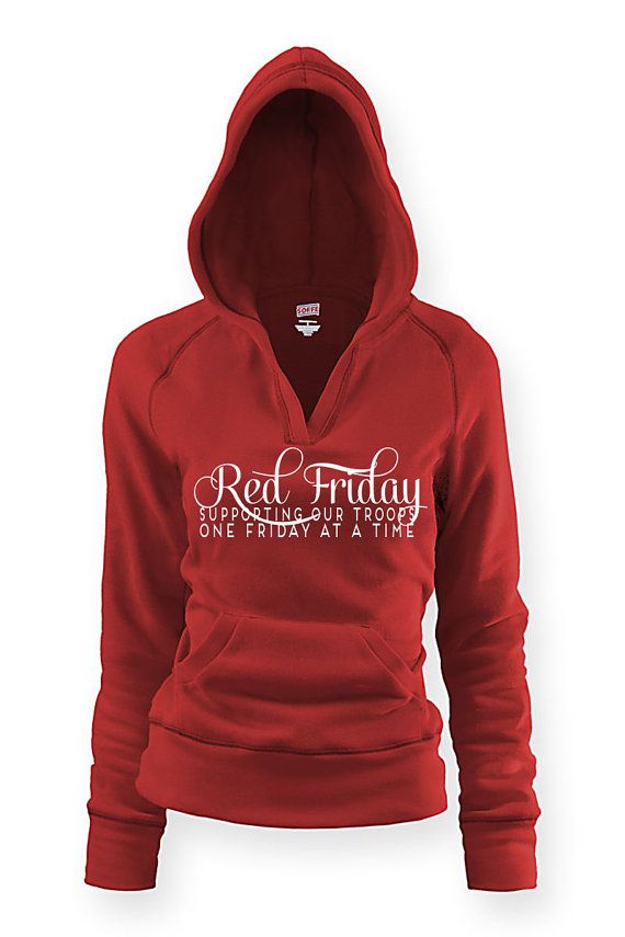 red friday pullover hoodie usmc navy army usaf wife girlfriend at ease designs