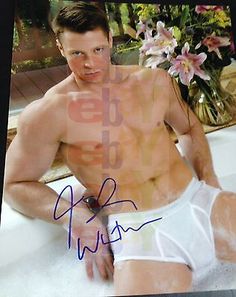 reprint signed autographed photo sexy non nude porn gay josh weston 3