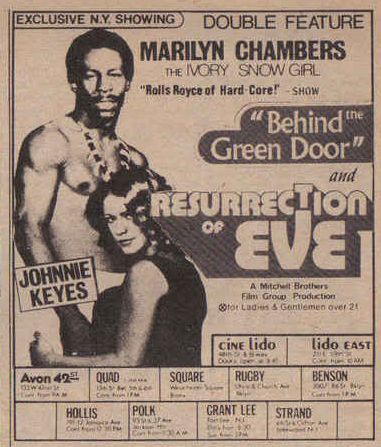 resurrection of eve starring marilyn chambers porn movie advertisement 1