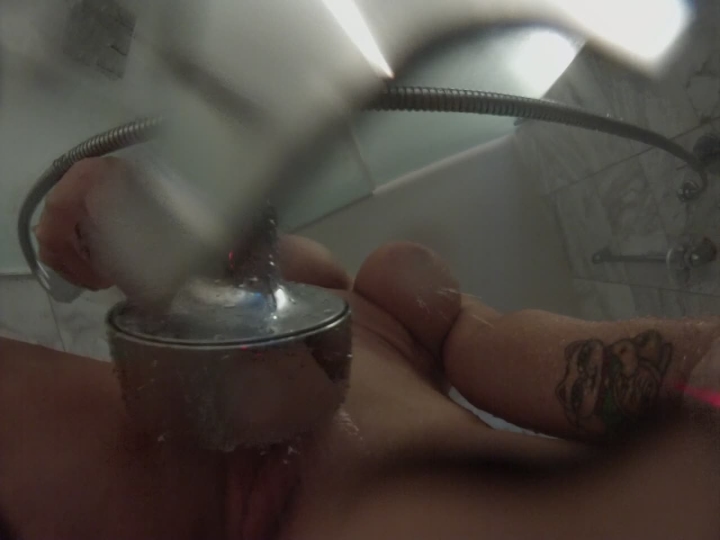 romirain wet tease amp shower head masturbation image