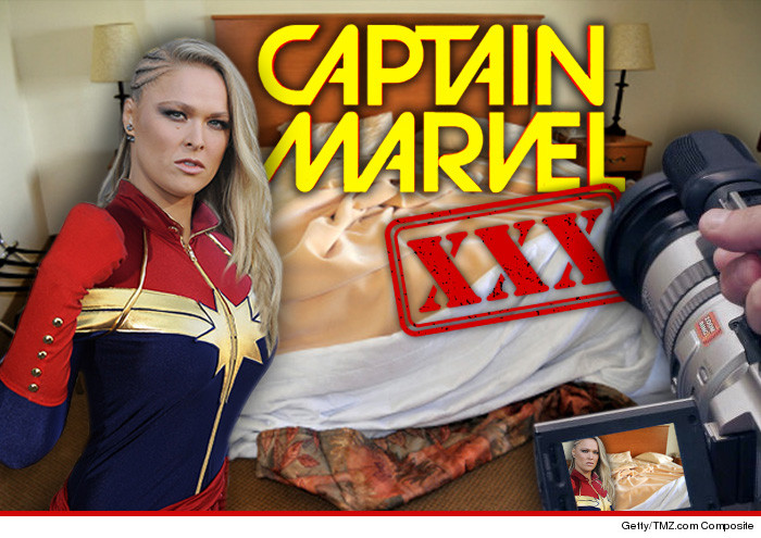 ronda rousey gets first shot to be a superhero but its in a porno