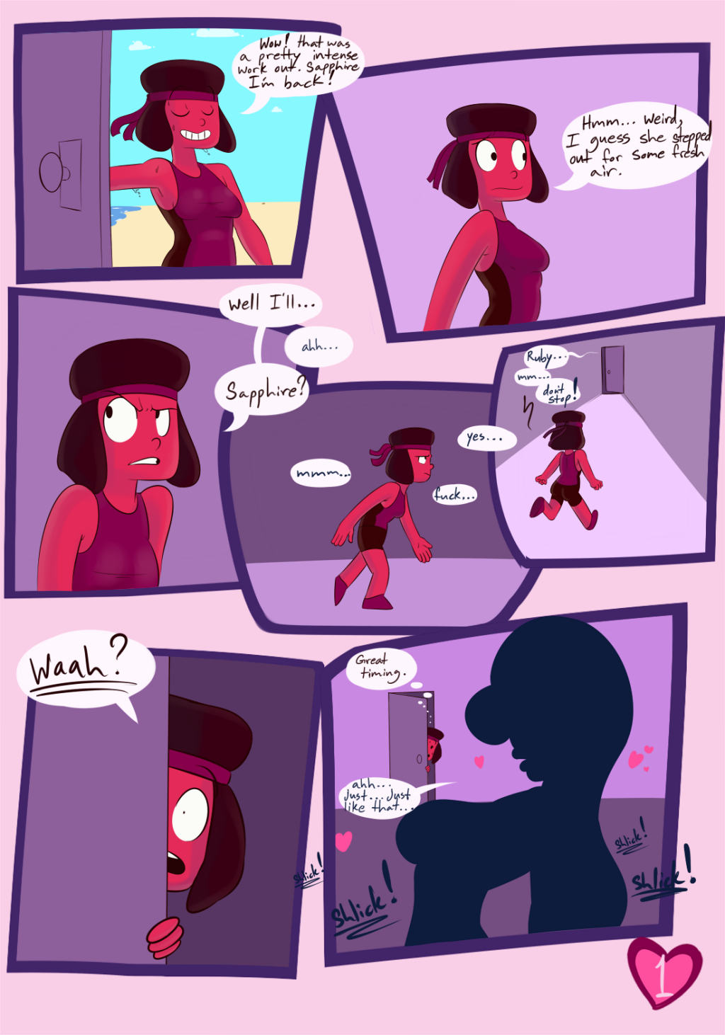 ruby and sapphire comic steven universe western hentai