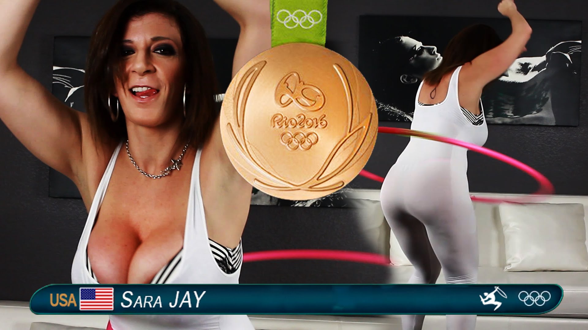 sara jay wins gold at rio olympics youtube