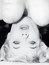 sassy candy barr with her saggy tits upside down 1