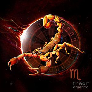 scorpio digital art horoscope signs scorpio bedros awak