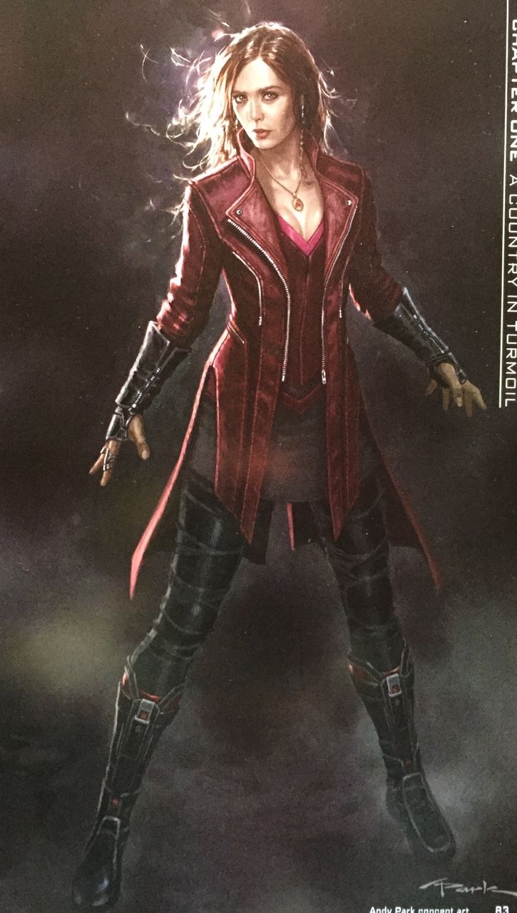 see how scarlet witch and ultron almost looked in avengers age