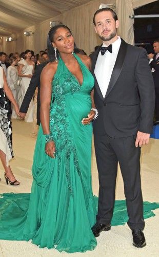 serenawilliams makes her first red carpet appearance at met gala following pregnancy news