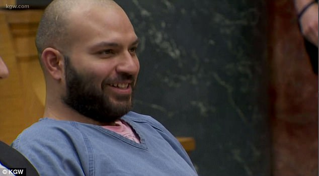 sergio jose martinez is seen here grinning in court on friday as he pleads guilty
