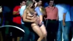 sex show stripper fingered in public