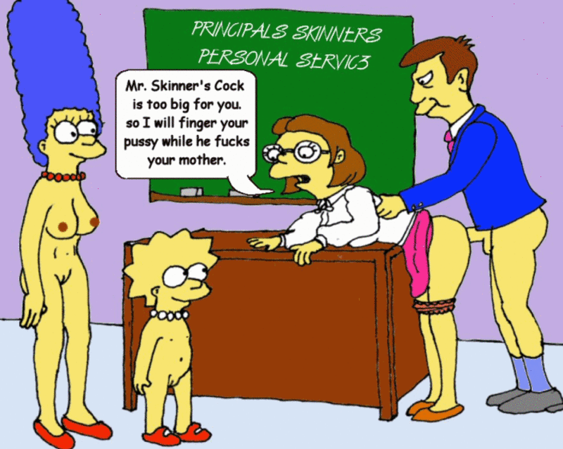 seymour skinner likes to assist at sex ed class