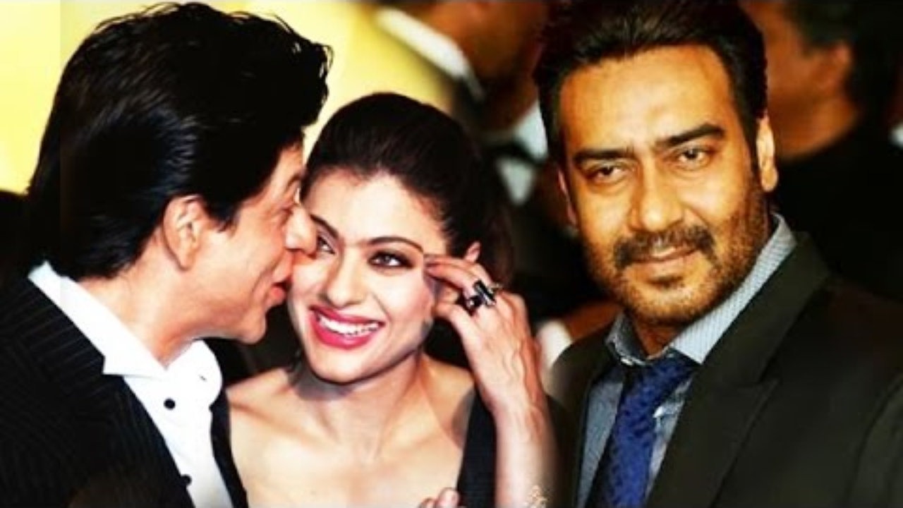 shahrukh khan insults ajay devgn in front of kajol video dailymotion