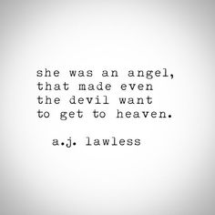 she was special she combined a mean angel and a kind devil 1